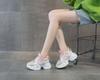 9861 Dad Shoes Women's Autumn New Color Matching Mesh Breathable Versatile Dad Shoes Student Sneakers