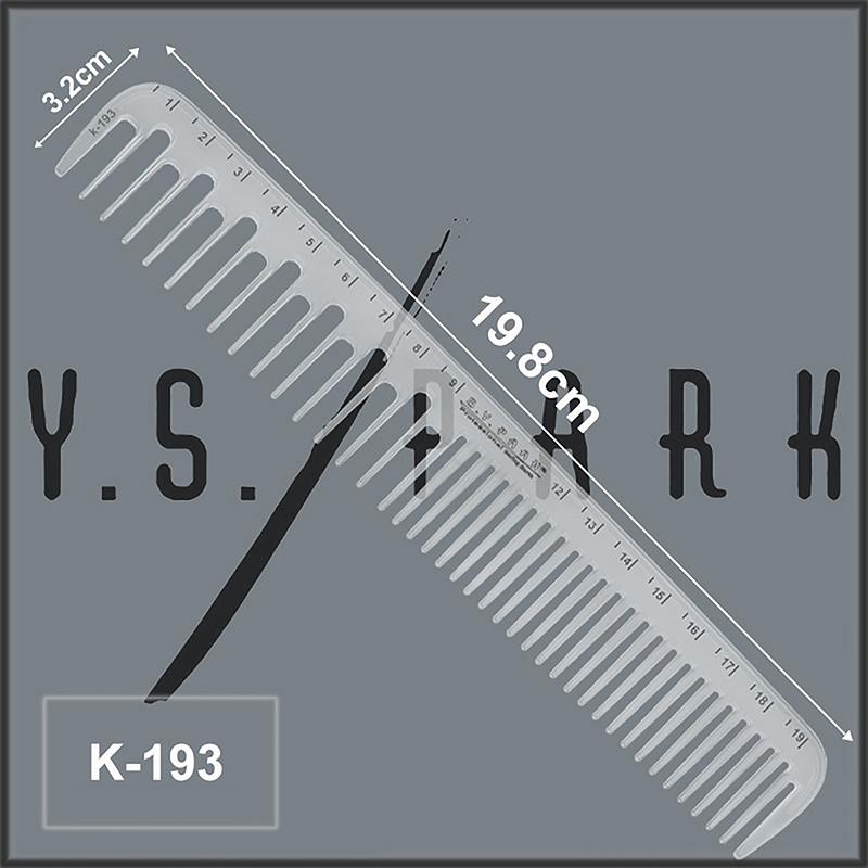 Transparent Salon Hair Comb With Professional Barber Hairdressing Scale Comb