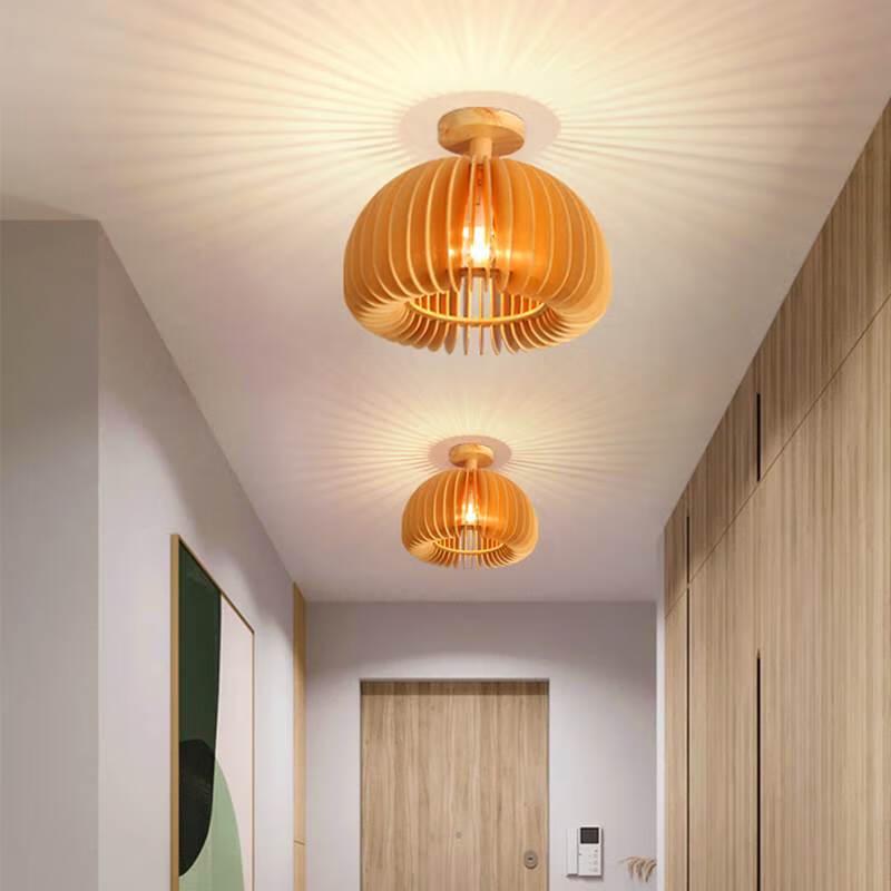 Retro Pumpkin Lamp for Dining Room and Study