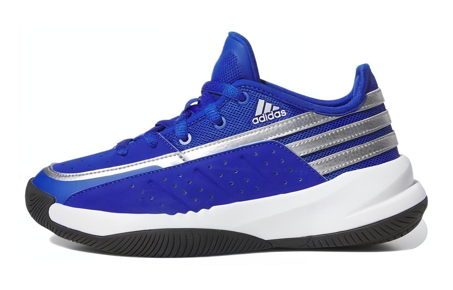 

Adidas Front Court Slip Resistant Abrasion Resistant Low top Children s Basketball Shoes Blue Teenagers ID8599 36