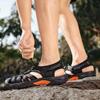 New Summer Genuine Leather Men Sandals Fashion Design Men's Casual Sneakers Comfortable Beach Men's Sandals Outdoor Wading Shoes