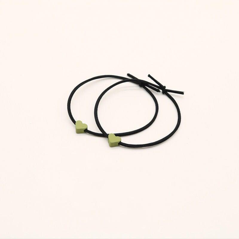 

Love-themed Hair Band Hair Bun for Women, Simple and Versatile Hair Elastic, Enhancing Overall Appearance. 7pcs