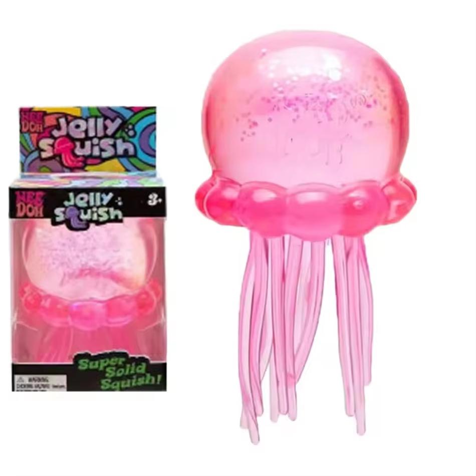 Squishies Jellyfish Squish Toy Fidget Toy, Water Sensory Soft Jelly Squeeze Stress Relief Fidget Toy