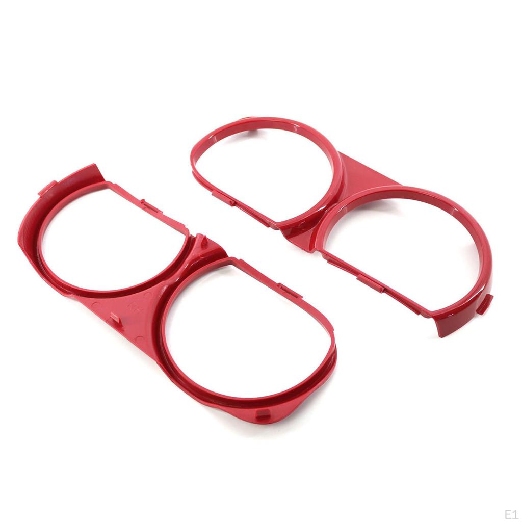 2Pcs Headlight Bezel Set Front Lamp for