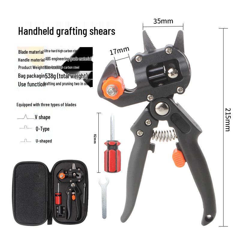 Mehrzweck-Veredelungswerkzeug: Scheren, Messer & Maschine für Gartenbau und Sämlinge in Obstbäumen