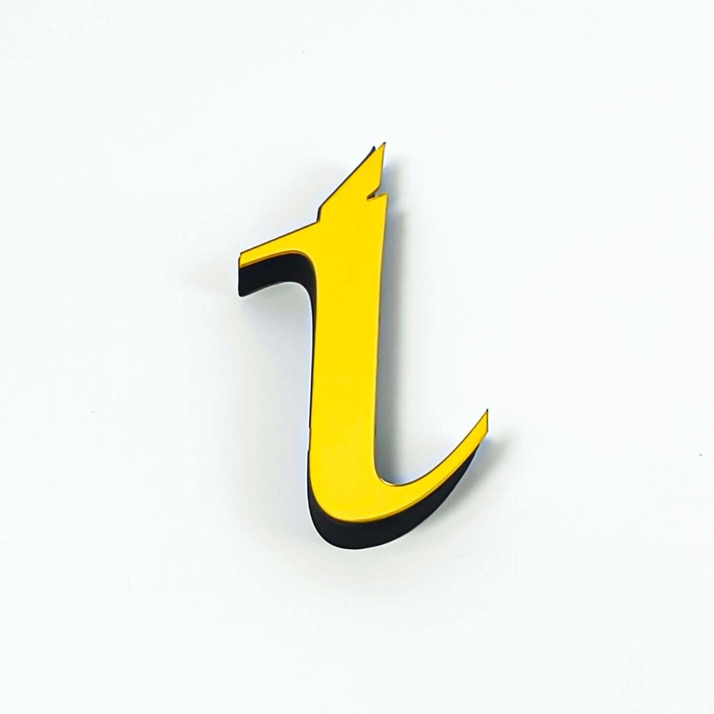Lowercase A-Z English Mirror Wall Stickers - DIY Decorative Self-Adhesive Décor for Home & Bedroom