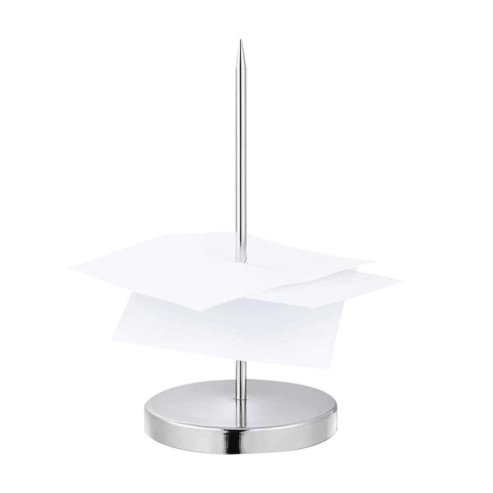 Desk Receipt Holder Bill Fork Spikes Stick For Restaurant Kitchen Check Spindle Ticket Paper Stabber Household Storage Supplies