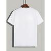 European Sizes Men's Summer Fashion Casual Versatile Simple Letter Print Soft Comfortable Crew Neck T-Shirt Summer Graphic Tee Tops