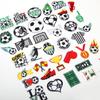 Cartoon Fußball-Weltmeisterschaft Bügelbild-Set - Abzeichen & Emblem Aufkleber