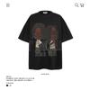 Ve Fun Top Printed Short Sleeve Loose Casual Cartoon T-Shirt High Street O Couple Character Rsize Male Tide