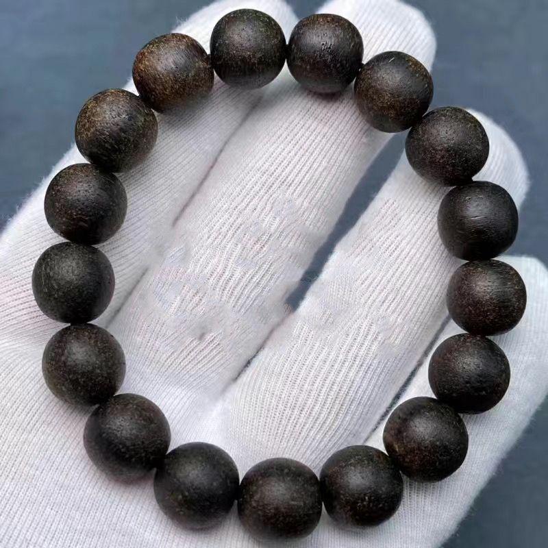 Authentic Agarwood & Sandalwood Buddhist Beads Bracelet for Men & Women - True Natural Old Material Collection