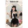 Domila Sexy Lingerie Maid Clothes Sexy Suit Pussy Girl Temptation Open Butt Free Cos Maid Clothes