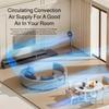 Household Floor Fan Three-speed Wind Silent Electric Fan Floor High Wind Air Circulation Fan Dual-purpose Fan With Universal Head
