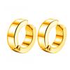 1 Pairs Fake Ear Clip Hoop Earrings for Men Women Stainless Steel Painless Non Piercing Fake Earrings Jewelry Gifts