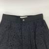 DPAREILL B1142AFP077 Black Lace Cotton Embroidered Pants Bottoms 36 blackUsed
