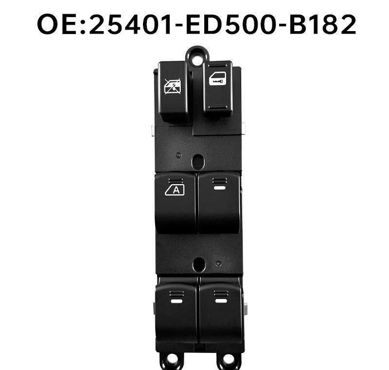 Suitable for Nissan Tiida, Livina, Sylphy, Junyi: 25401-ED500-B182 Window Lifter Switch