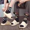 Men Summer Beach Slippers Fashion Outdoor Indoor Eva Soft Flops Male Thick Serrated Sole Anti-slip Shoes