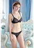 Plus Size European-American French Ultra-Thin Transparent Lingerie Set
