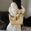 New Large-capacity Fashion Woven Bag Women's New Versatile Shoulder Bag Straw Woven Tote Bag