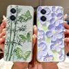 For Oppo A3 A3x 4G Case CPH2641 Luxury Fashion Painted Cover Clear Silicone Phone Case For Oppo A3x OppoA3 OppoA3x 4G Soft Shell
