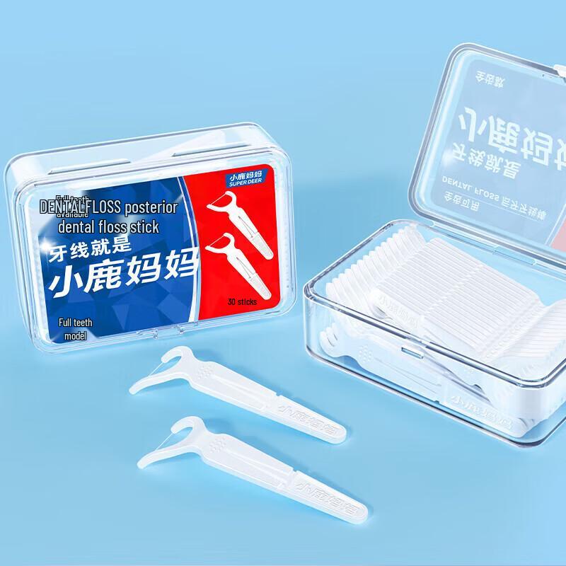 Little Deer Mom Full-Tooth Dental Floss Picks