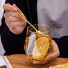 4pcs/set 10OZ Wine Glasses Six-sided Colorful Whiskey Cocktail Tequila Glass Cups Party Bar Supply Home Drinking Tumbler