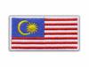 Patchion Flag of Malaysia - Iron-on / Heat Seal Backing - Embroidered Patch/Badge/Emblem