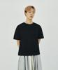 SCALLYWAG [Ryu Jeong-Ran × Skelly Wung] Pull Up Crop T-Shirt [Black]