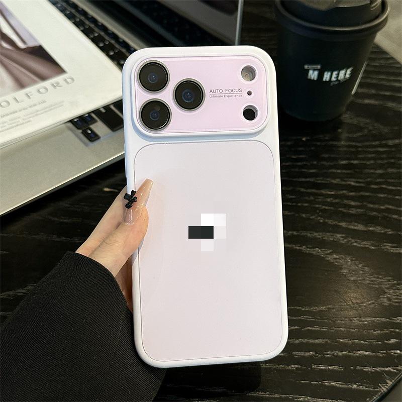 

Premium Frosted iPhone 15 Case, Shockproof, Large Window Design, Solid Color iPhone 13 Pro Max