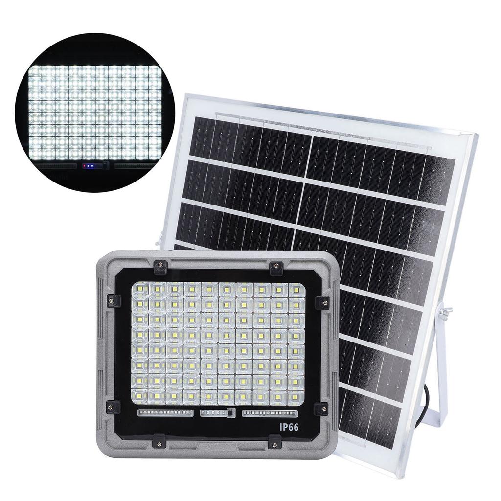 LED Solar Lights Outdoor Water Proof Solar Powered Security Flood Light 300W 80LED with 10000mAh Bat