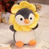 Cartoon Simulation Sun Flower Penguin Doll Plush Toy Doll Children Sleep Comforting Pillow Doll Gift