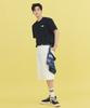 LEE Double Knee Painter Denim Shorts Ecru