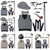 Grandpa Costume Set Old Man Costume Outfit Kids 100 Days of School Costume Set