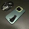 Black Cat Pattern Phone Case For iPhone 11 12 13 14 15 16 17 XS XR X 12 13 Plus Pro Max SE series Anti fall durable beautiful  gorgeous