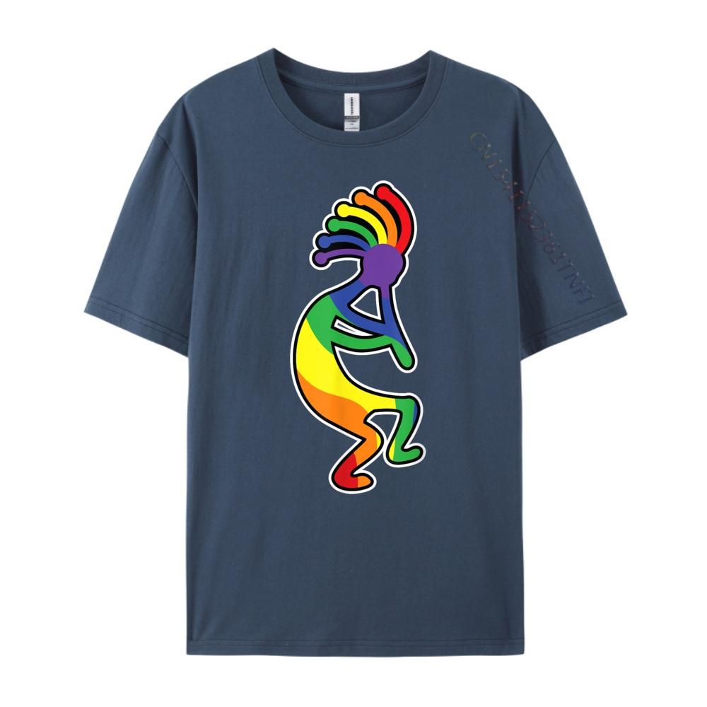 

Kokopelli Colorful Fun Flute And Rainbow Legend Free Shippping Clothes Men Spring Mens Clothing Deals 3XL