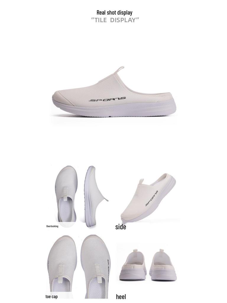 2024 Stilvolle Slipper-Halbsneaker: Atmungsaktive, vielseitige, lässige Freizeitschuhe