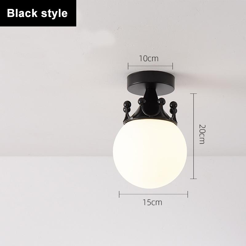 

Минималистичные светильники для коридора, минималистичные современные потолки для балконов, креативные светодиодные светильники для входной двери, гардероба, лестницы White light чёрный