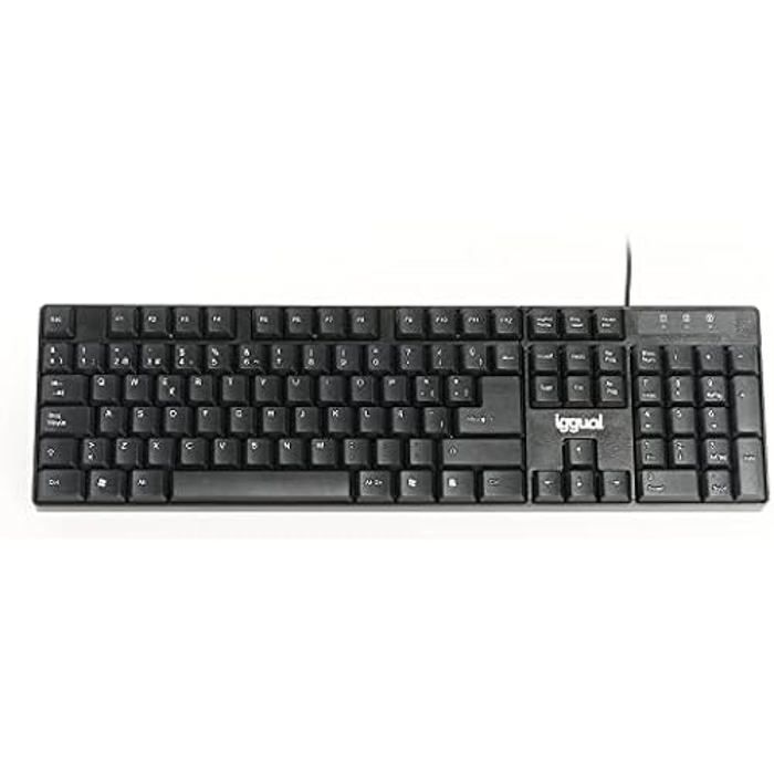 Clavier Mécanique - IGGUAL - CK-FRAMELESS-105T - USB - Noir - Filaire
