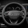 Hyundai Leather Steering Wheel Cover for Tucson, IX35, Sonata, Santa Fe, Elantra, Reina, Veloster