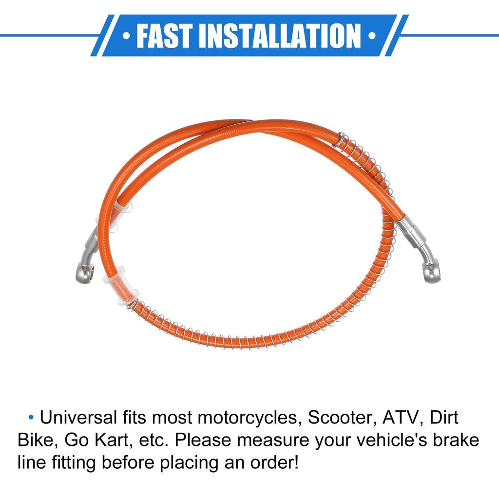 VekAuto Bike Brake Hose Clutch Hose Oil Hose with Spring