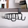 Household Double-row Mug Hook Rack Kitchen Organizer Hanging Cup Holder Cabinet Hook