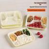 Disposable Wooden 4-Compartment Meal Prep Containers