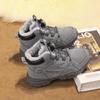 Boys' Winter 2023 Velvet-Lined Non-Slip Martin Boots - Warm and Trendy Cotton Sports Shoes for Kids