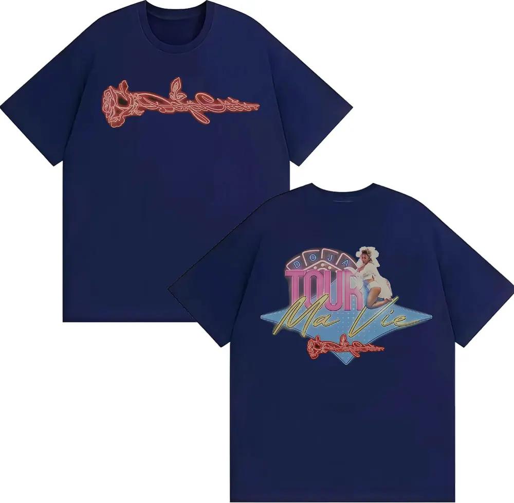 Doja Cat Ma Vie World Tour 2026 Merch Tshirt Unisex Women Clothing Harajuku High Street Tshirts 100 Cotton Short Sleeve T Shirts