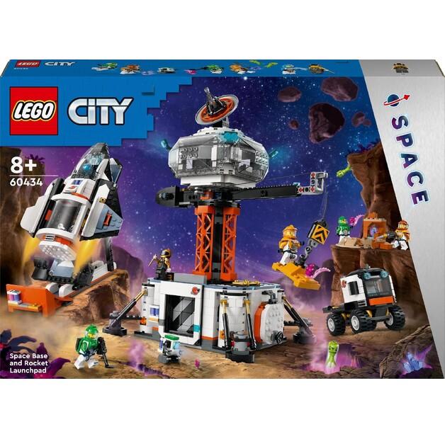 LEGO City 60434 Космическая станция и площадка для запуска ракеты