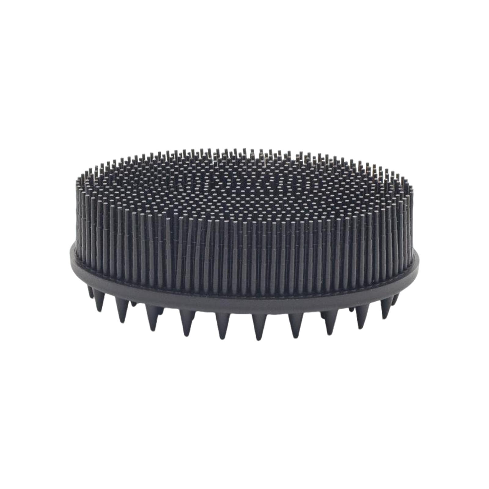 

[2-in-1 Silicone Bath Brush] Baby-Grade Skin-Friendly Material Full Body Cleaning & Massage ScrubberCross-Border Bestseller Gentle Exfoliation One Size чёрный