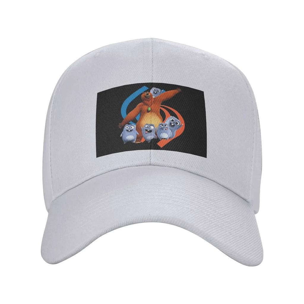 Unisex Baseball Hats Bear and Lemmings, Toddler Crew Neck Outdoor Streetwear Summer Sports Baseball Caps Hip Hop Cap Casquette