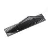 4PCS Car Rear Bumper Shark Fin Triangle Spoilers Universal Carbon Fiber Flat Style