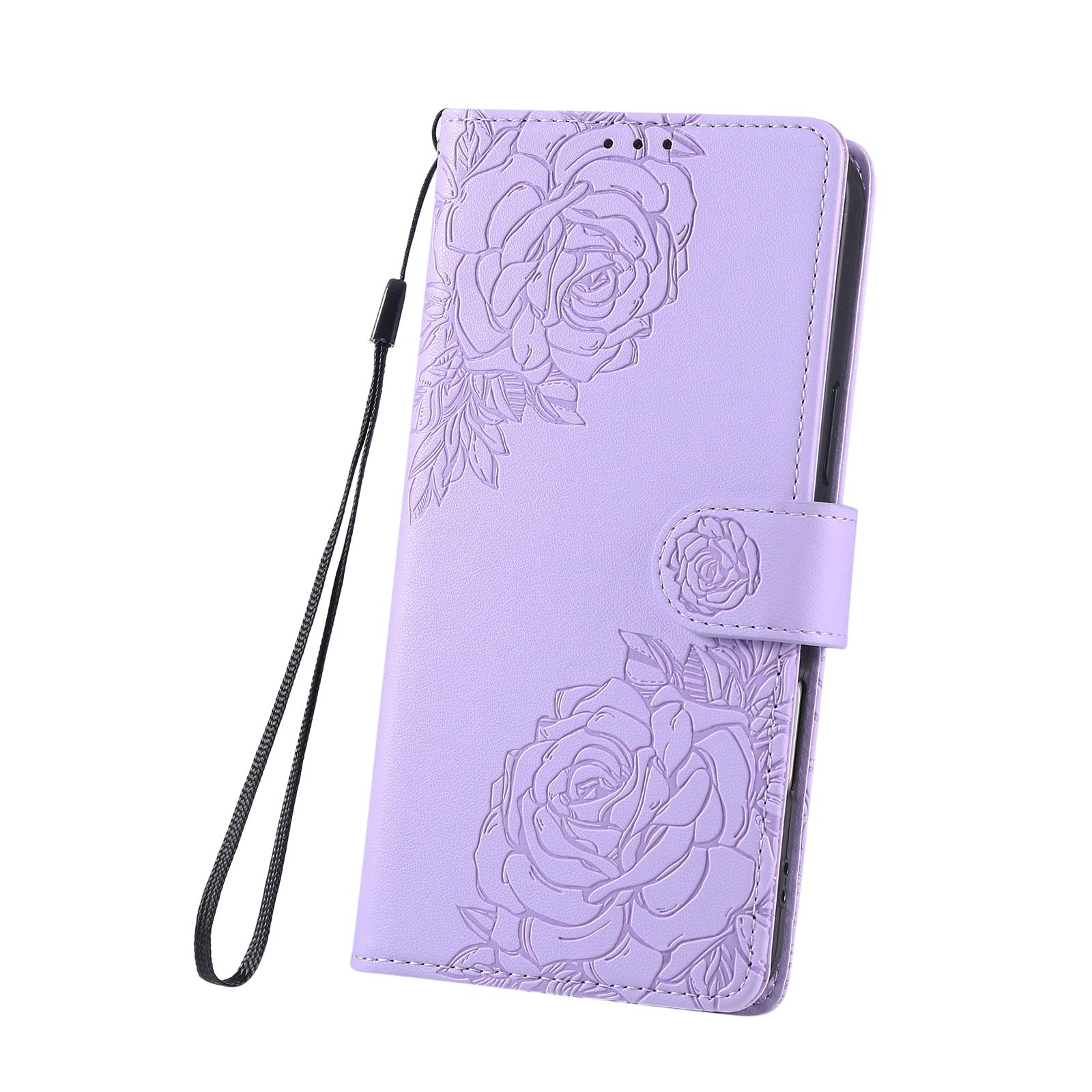 

Роскошный чехол-кошелек с цветком розы для Redmi Note11S 12 13 14 Redmi 14CXiaomi POCO C65 C75 POCO X5 PRO iPhone 13 iPhone13pro 14 plus 15pro max 16 16E Redmi NOTE 12S 4G фиолетовый