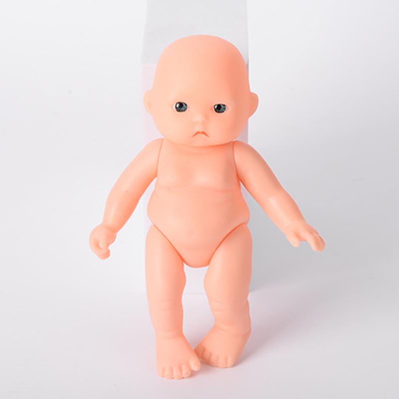 Vinyl Soft Rubber Baby Doll with Clothes - Mini Simulation Toy Doll